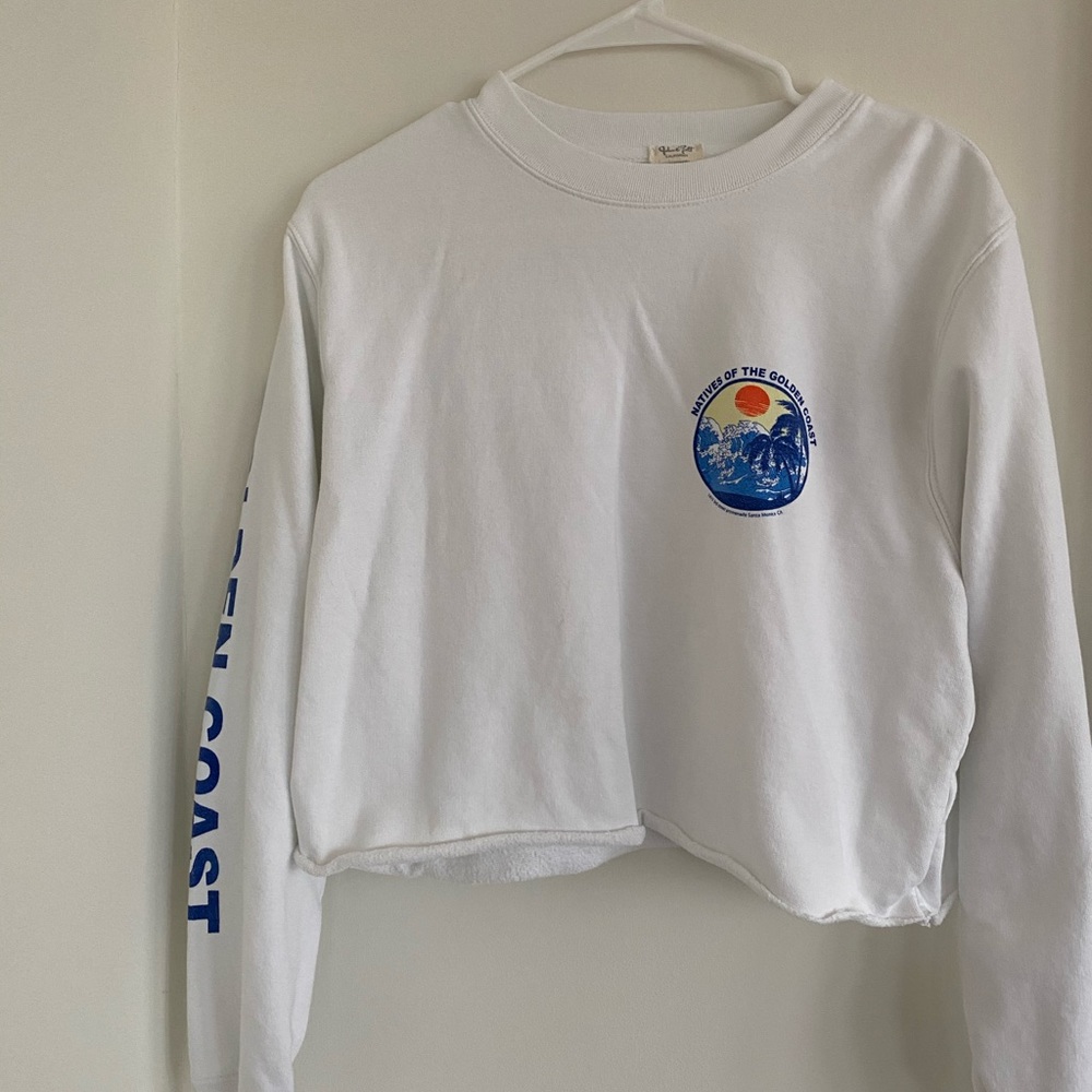 Cropped brandy melville crewneck